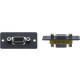 Kramer Wall Plate Insert - 15-pin HD (F/F) - Black - 1 x VGA Port(s) 85-01105399
