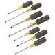 Black Box Cushion-Grip Screwdriver Set - Chrome - Tempered Steel - Cushion Grip 85076