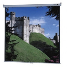 Da-Lite Model B With CSR Manual Wall and Ceiling Projection Screen - 70" x 70" - Matte White - 99" Diagonal - TAA Compliance 85292