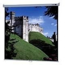 Da-Lite Model B With CSR Manual Wall and Ceiling Projection Screen - 96" x 96" - Matte White - 136" Diagonal - TAA Compliance 85308