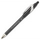 Newell Rubbermaid Paper Mate FlexGrip Elite Retractable Ballpoint Pens - Medium Pen Point - Refillable - Black - Black Rubber Barrel - TAA Compliance 85580