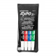 Newell Rubbermaid Expo Low-Odor Dry-erase Fine Tip Markers - Fine Marker Point - Assorted - 4 / Set - TAA Compliance 86074