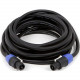 Monoprice 25ft 2-conductor NL4 Female to NL4 Female 12AWG Speaker Twist Connector Cable - 25 ft SpeakOn Audio Cable for Speaker, Audio Device - First End: 1 x SpeakOn Female Audio - Second End: 1 x SpeakOn Female Audio 8770