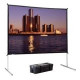 Da-Lite Fast-Fold Deluxe 88609HD Projection Screen - 83" x 144" - Da-Mat - TAA Compliance 88609HD