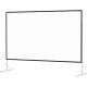 Da-Lite Fast-Fold Deluxe Projection Screen - 203.6" - 1:1 - Floor Mount - 144" x 144" - Dual Vision 88704HD