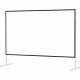 Da-Lite Fast-Fold Deluxe Projection Screen - 161" - 16:9 - Floor Mount - 79" x 140" - Da-Mat 88609N