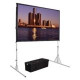 Da-Lite Fast-Fold Deluxe Manual Projection Screen - 138" - 16:9 - 69" x 120" - Dual Vision - TAA Compliance 88692K