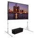 Da-Lite Fast-Fold Deluxe Manual Projection Screen - 111" - 16:9 - 56" x 96" - High Contrast Da-Tex 95678