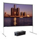 Da-Lite Fast-Fold Deluxe Manual Projection Screen - 166" - 16:9 - 83" x 144" - Dual Vision - GREENGUARD, TAA Compliance 88693HD