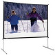 Da-Lite Fast-Fold Deluxe Screen System - 72" x 96" - Dual Vision - 120" Diagonal - TAA Compliance 88696