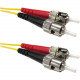 Weltron 2m ST/ST Single Mode 9/125M Yellow Fiber Patch Cable - 6.56 ft Fiber Optic Network Cable for Network Device - First End: 2 x - Second End: 2 x - Patch Cable - Yellow 90-1000-2M
