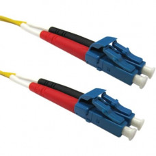 Weltron 15m LC/LC Single Mode 9/125M Yellow Fiber Patch Cable - 49.21 ft Fiber Optic Network Cable for Network Device - First End: 2 x - Second End: 2 x - Patch Cable - Yellow 90-1500-15M