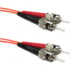 Weltron 1m ST/ST Multimode 62.5/125M Orange Fiber Patch Cable - 3.28 ft Fiber Optic Network Cable for Network Device - First End: 2 x - Second End: 2 x - Patch Cable - Orange 90-2000-1M