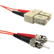 Weltron 2m ST/SC Multi-Mode 62.5/125M Orange Fiber Patch Cable - 6.56 ft Fiber Optic Network Cable for Network Device - First End: 2 x - Second End: 2 x - Patch Cable - Orange 90-2001-2M