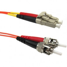 Weltron LC/ST Multi-mode 62.5/125M Orange Fiber Patch Cables - 3.28 ft Fiber Optic Network Cable for Network Device - First End: 2 x - Second End: 2 x - Patch Cable - Orange 90-5001-1M
