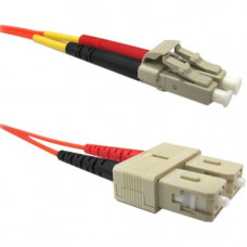 Weltron 15m LC/SC Multi-mode 62.5/125M Orange Fiber Patch Cable - 49.21 ft Fiber Optic Network Cable for Network Device - First End: 2 x - Second End: 2 x - Patch Cable - Orange 90-5002-15M
