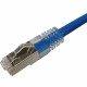 Weltron Cat.6a FTP Network Cable - Category 6a Network Cable for Network Device - First End: 1 x RJ-45 Network - Second End: 1 x RJ-45 Network - Patch Cable - Shielding - Blue 90-C6ABS-20BL