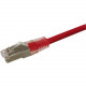 Weltron CAT6A STP Shielded Booted Patch Cable - 25 ft Category 6a Network Cable for Network Device - First End: 1 x RJ-45 Male Network - Second End: 1 x RJ-45 Male Network - Patch Cable - Shielding - Red 90-C6ABS-25RD