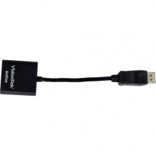 VisionTek DisplayPort to SL DVI-D Active Adapter (M/F) - 7" DisplayPort/DVI Video Cable for Audio/Video Device, Monitor - First End: 1 x DisplayPort Male Digital Audio/Video - Second End: 1 x DVI-D Female Digital Video - Black 900340