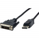 VisionTek DVI to DisplayPort 1.5M Active Cable (M/M) - DisplayPort Digital Audio/Video - DVI Video 900823