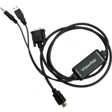 VisionTek VGA to HDMI 1.5M Active Cable (M/M) - 4.92 ft HDMI/VGA Video Cable for Video Device - HD-15 Male VGA - HDMI Male Digital Audio/Video - Black 900824