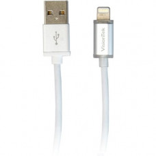 VisionTek Lightning to USB Smart LED 6 inch | 15 centimeters MFI Cable - 6" Lightning/USB Data Transfer Cable for iPhone, iPad mini, iPod, iPad Air, iPad, iPod touch, iPod nano - First End: 1 x Type A Male USB - Second End: 1 x Lightning Male Proprie