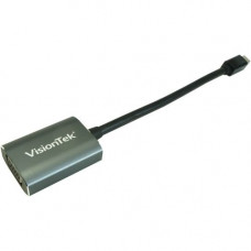 VisionTek Mini DisplayPort to VGA Active Adapter (M/F) - 7" Mini DisplayPort/VGA Video Cable for Monitor, Video Device, Computer - First End: 1 x Mini DisplayPort Male Digital Video - Second End: 1 x HD-15 Female VGA - Supports up to 1920 x 1200 - Bl
