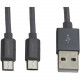 VisionTek USB Data Transfer Cable - 6.56 ft USB Data Transfer Cable - Micro USB - Type A USB - Dark Gray 900996