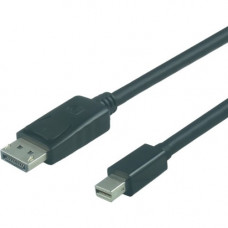 VisionTek Mini DisplayPort to DisplayPort 2M Cable (M/M) - 6.56 ft DisplayPort A/V Cable for Monitor, Projector, Audio/Video Device - First End: 1 x DisplayPort Male Digital Audio/Video - Second End: 1 x Mini DisplayPort Male Digital Audio/Video 901212