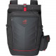 Asus ROG Ranger Carrying Case (Backpack) for 17" Notebook - Black, Red - Ballistic Nylon, Rubber - Shoulder Strap, Hand Grip - 20.5" Height x 8.7" Width x 13.4" Depth 90XB0310-BBP010