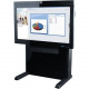 ClearOne COLLABORATE Monitor Stand - Up to 65" Screen Support - 800 lb Load Capacity - Floor Stand 911-401-001