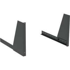 Video Furniture International VFI 10U Drop-In/Desktop Rack - 10U Rack Height - Black Powder Coat - Steel 9160-10