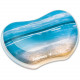 Fellowes Photo Gel Wrist Rest Microban&reg; Protection - Sandy Beach - 1" x 4.9" x 3.4" Dimension - Multicolor - Rubber Back, Polyurethane Cover, Gel - Stain Resistant, Skid Proof - TAA Compliance 9179501