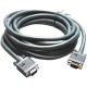Kramer Molded 15-pin HD (M) to 15-pin HD (F) Cable - 6 ft VGA Video Cable for Video Device, LCD - First End: 1 x HD-15 Male VGA - Second End: 1 x HD-15 Female VGA - Shielding - Gold Plated Connector - Dark Gray - 1 Pack 92-6101006