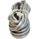 Monoprice Phone Cable, RJ11 (6P4C), Reverse - 25ft for voice - 25 ft RJ-11 Phone Cable for Phone - First End: 1 x RJ-11 Male Phone - Second End: 1 x RJ-11 Male Phone - Patch Cable - Satin Silver 934
