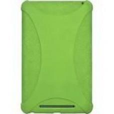 Amzer Silicone Skin Jelly Case - Green - For Tablet - Green - Shock Absorbing, Drop Resistant, Bump Resistant, Dust Resistant, Scratch Resistant, Damage Resistant, Tear Resistant, Strain Resistant, Stretch Resistant, Pinch Resistant - Silicone, Jelly 9438