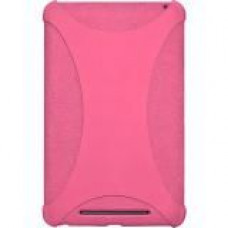 Amzer Silicone Skin Jelly Case - Baby Pink - For Tablet - Baby Pink - Shock Absorbing, Drop Resistant, Bump Resistant, Dust Resistant, Scratch Resistant, Damage Resistant, Tear Resistant, Strain Resistant, Stretch Resistant, Pinch Resistant - Silicone, Je