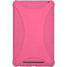 Amzer Silicone Skin Jelly Case - Baby Pink - For Tablet - Baby Pink - Shock Absorbing, Drop Resistant, Bump Resistant, Dust Resistant, Scratch Resistant, Damage Resistant, Tear Resistant, Strain Resistant, Stretch Resistant, Pinch Resistant - Silicone, Je