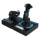 Logitech X56 H.O.T.A.S. RGB Throttle And Stick Simulation Controller - Cable - USB - PC - TAA Compliance 945-000058