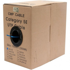 Monoprice Cat. 5e UTP Network Cable - 1000 ft Category 5e Network Cable for Network Device - Bare Wire - Bare Wire - Blue 9480
