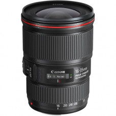 Canon - 16 mm to 35 mm - f/4 - Full Frame Sensor - Zoom Lens for EF - 77 mm Attachment - 0.23x Magnification - 2.2x Optical Zoom - Optical IS - USM - 3.3"Diameter 9518B002
