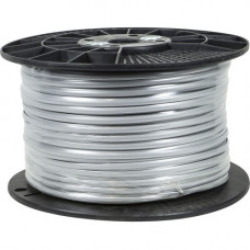 Monoprice 4 Wire, Stranded, Silver - 1000ft - 1000 ft Phone Cable - First End: 1 x Bare Wire - Second End: 1 x Bare Wire - Silver 952