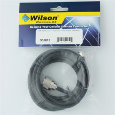 Wilson 10 ft. RG58 Low Loss Foam Coax Cable (N Male - SMA Male) - 10 ft Coaxial Antenna Cable for Antenna, Amplifier, Splitter, Tap - First End: 1 x N-Type Male Antenna - Second End: 1 x SMA Male Antenna 955812