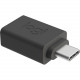 Logitech USB-C to A Adaptor - 1 Pack - 1 x Type C Male USB - 1 x Type A Female USB - Black 956-000028