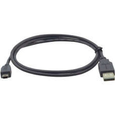 Kramer C-USB/Mini5-3 Mini USB/USB Data Transfer Cable - 3 ft Mini USB/USB Data Transfer Cable for Computer, Peripheral Device, Camera, External Hard Drive, Printer, Scanner, Keyboard, Mouse - First End: 1 x Type A Male USB - Second End: 1 x Mini Type B Ma