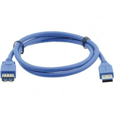 Kramer USB 3.0 A (M) to A (F) Extension Cable - 3 ft USB Data Transfer Cable for Computer, Peripheral Device, Printer, Scanner, Camera, Keyboard, Mouse - First End: 1 x Type A Male USB - Second End: 1 x Type A Female USB - 614.40 MB/s - Extension Cable - 