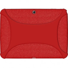 Amzer Silicone Skin Jelly Case - Red - For Tablet - Red Textured - Shock Absorbing - Silicone 96105