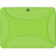 Amzer Silicone Skin Jelly Case - Green - For Tablet - Green Textured - Shock Absorbing - Silicone 96106