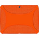 Amzer Silicone Skin Jelly Case - Orange - For Tablet - Orange Textured - Shock Absorbing - Silicone 96107