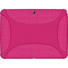 Amzer Silicone Skin Jelly Case - Hot Pink - For Tablet - Hot Pink - Shock Absorbing, Drop Resistant, Bump Resistant, Dust Resistant, Scratch Resistant, Damage Resistant, Tear Resistant, Strain Resistant, Stretch Resistant, Pinch Resistant - Silicone, Jell